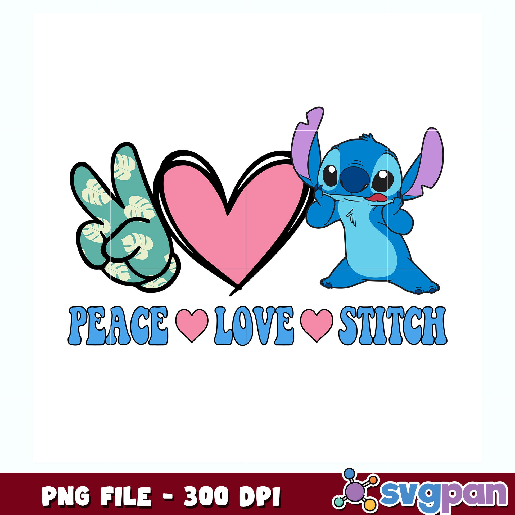 Peace love stitch png, lilo and stitch the movie png, disney cartoon png