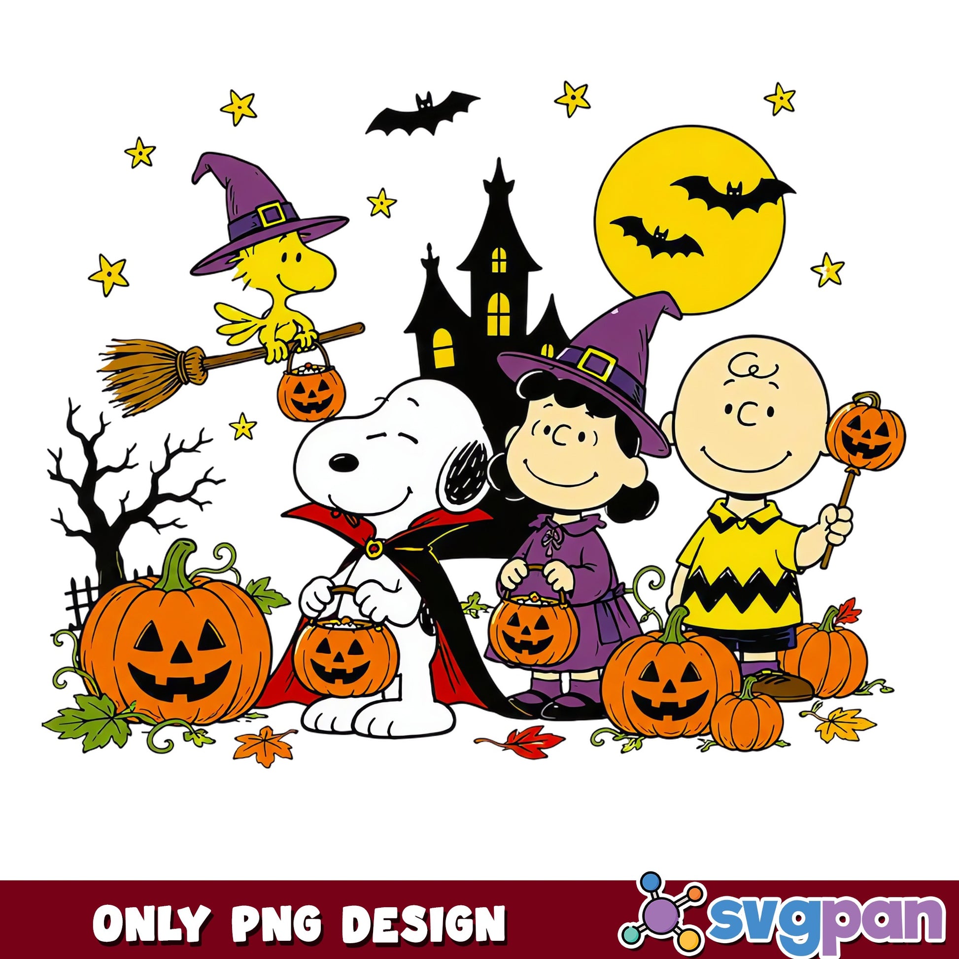 Peanuts Halloween Trick Or Treat PNG, Snoopy Charlie Brown PNG, Halloween PNG