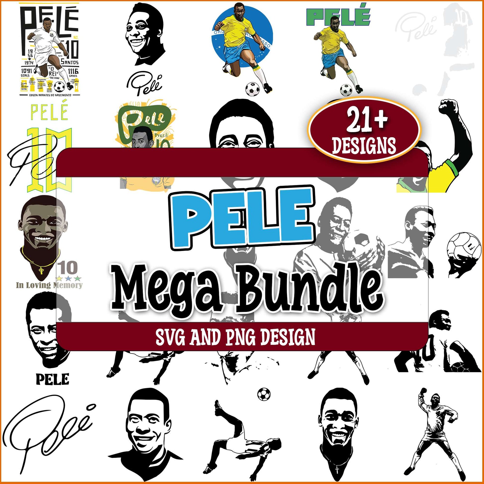 Pele the goat svg bundle