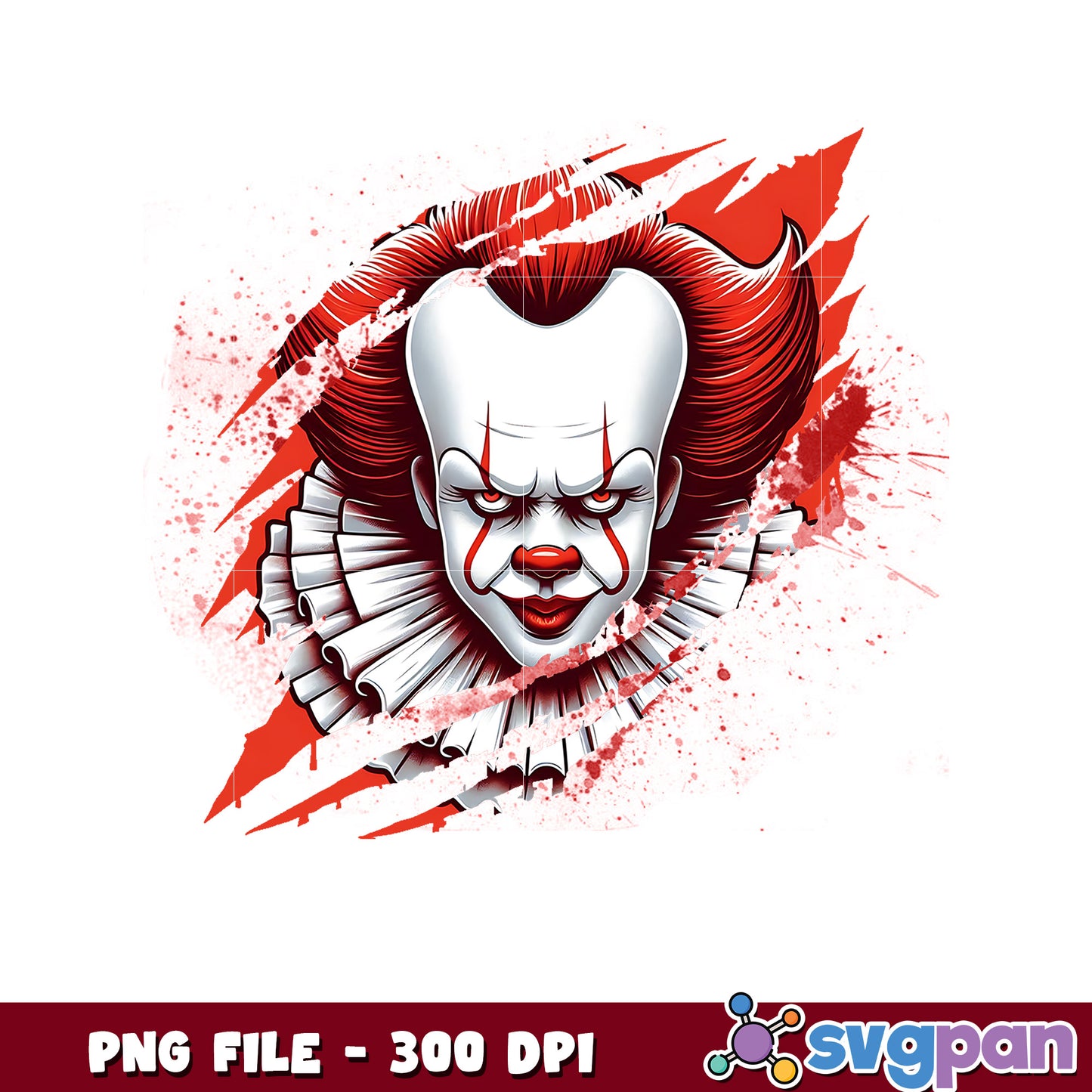 Pennywise claws png, horror movie characters png, halloween movies png
