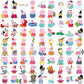 Peppa pig set svg bundle, peppa pig characters svg, peppa pig house svg