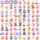 Peppa pig set svg bundle, peppa pig characters svg, peppa pig house svg