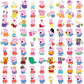 Peppa pig set svg bundle, peppa pig characters svg, peppa pig house svg