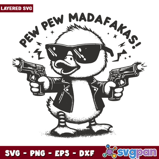 Pew pew madafakas svg, funny gun humor quote svg, sassy attitude svg