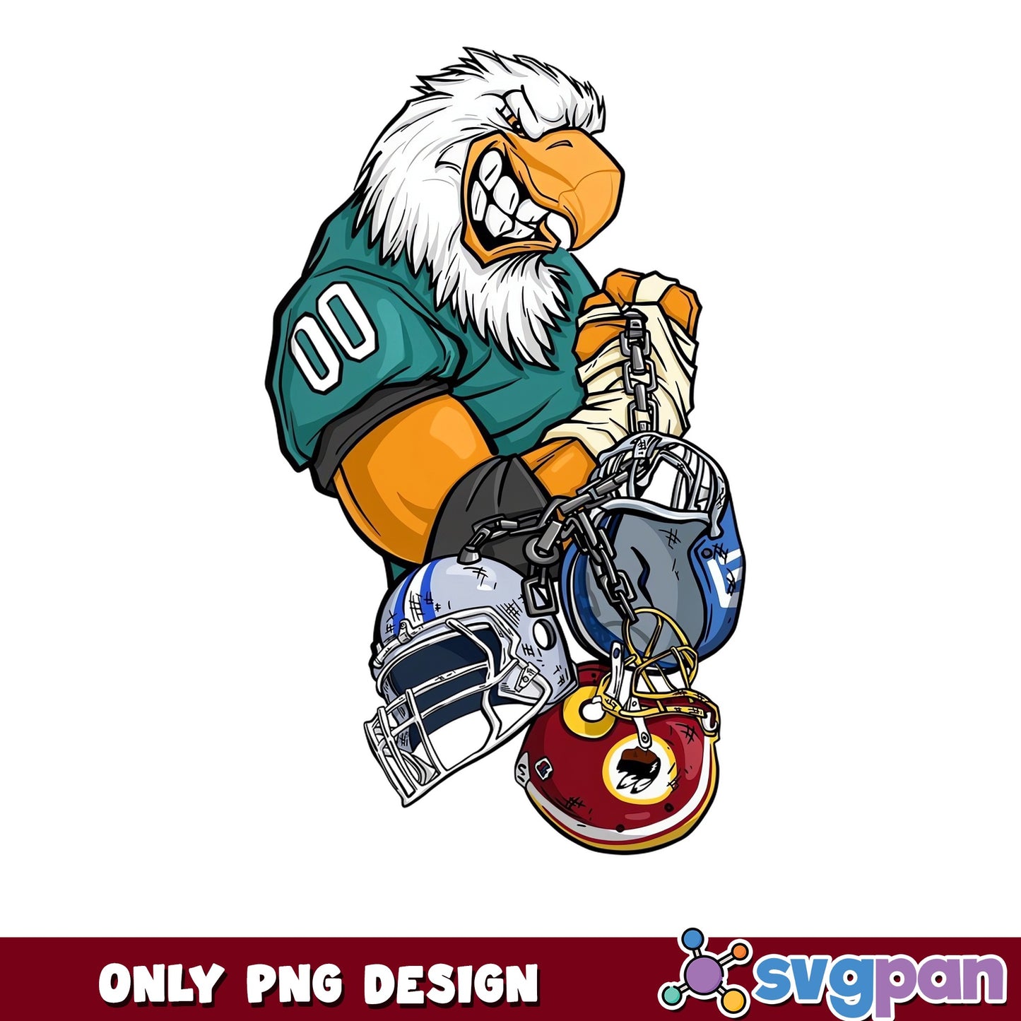 Philadelphia Eagles Mascot PNG, Football NFC East PNG, NFL PNG