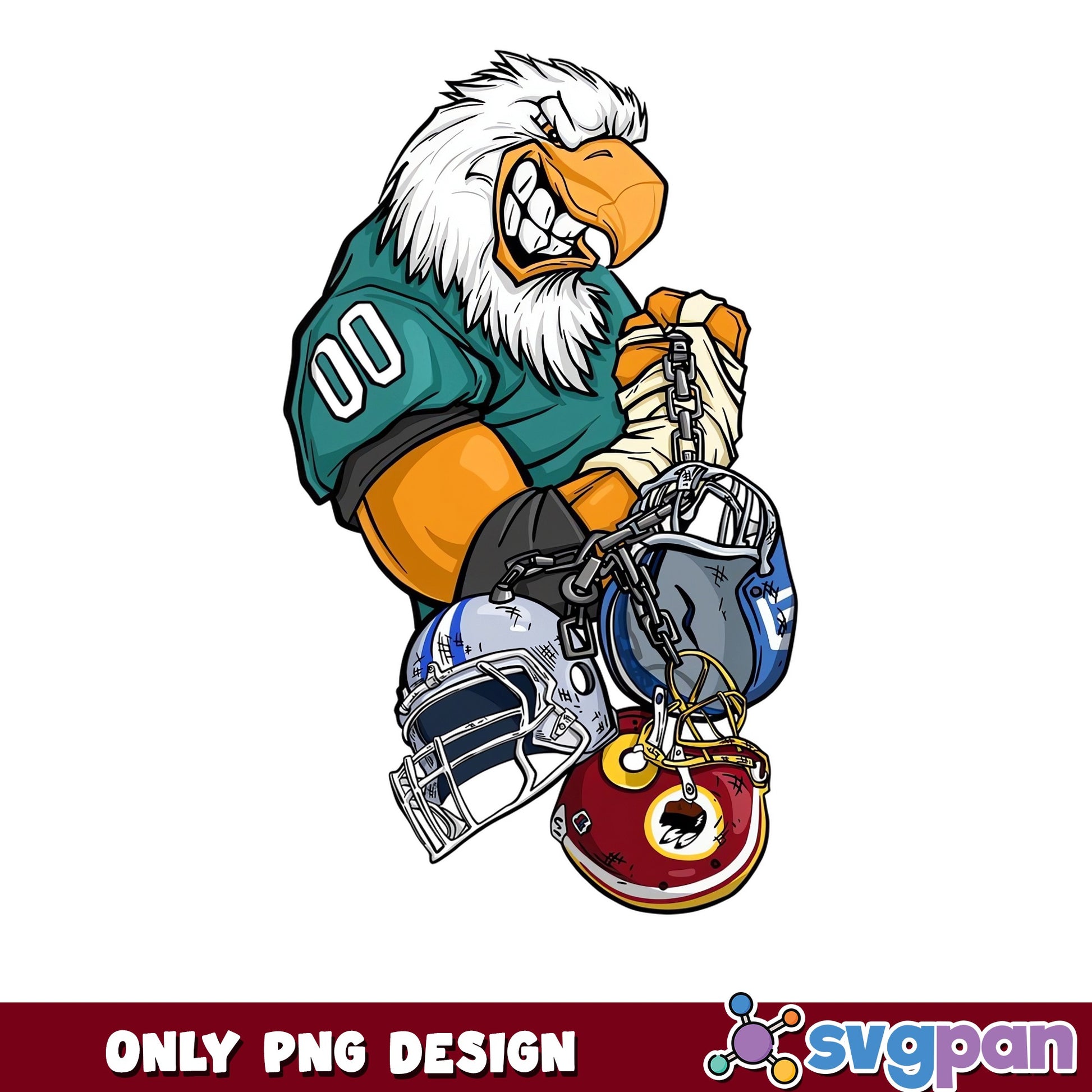 Philadelphia Eagles Mascot PNG, Football NFC East PNG, NFL PNG