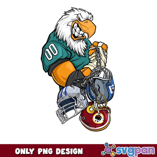 Philadelphia Eagles Mascot PNG, Football NFC East PNG, NFL PNG