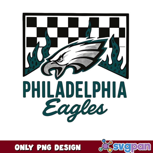Philadelphia Eagles PNG, NFL Football Team, Eagles Checkered PNG