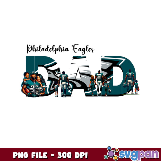 Philadelphia eagles dad png, national football league png, amercan football png