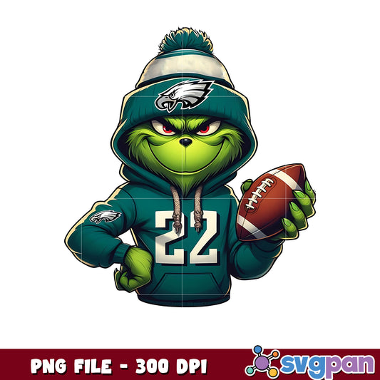 Philadelphia eagles grinch png, nfl picture png, nfl pre season png