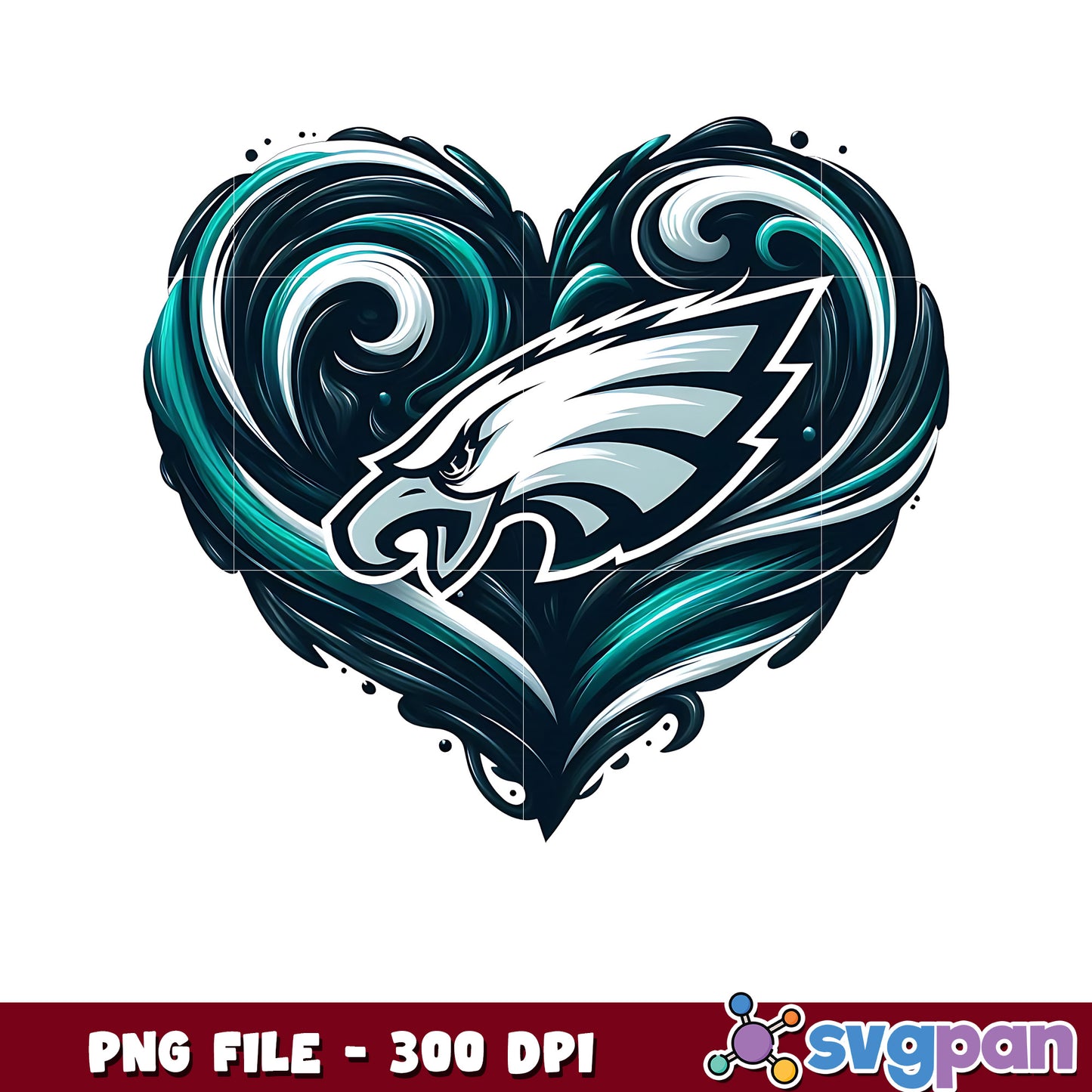 Philadelphia eagles heart png, nfl reddit​ png, nfl network​ png