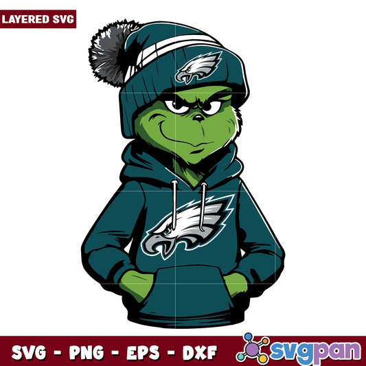 Philadelphia eagles jacket svg, christmas toys svg, nfl logo svg