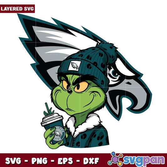 Philadelphia eagles svg, nfl games svg, american football svg