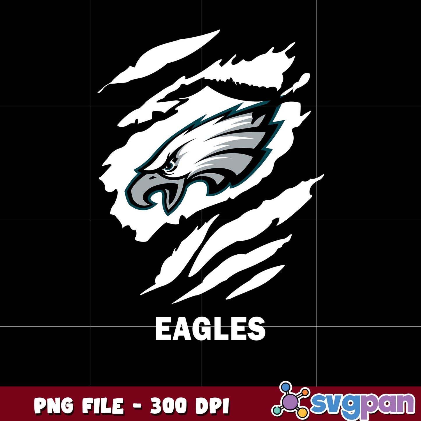 Philadelphia team logo png, philadelphia eagles nfl png, green eagle head png