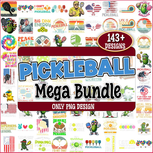 Pickleball legend png bundle