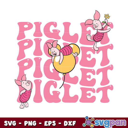 Piglet friend winnie the pooh svg, piglet pooh​​ svg, winnie the pooh​ svg