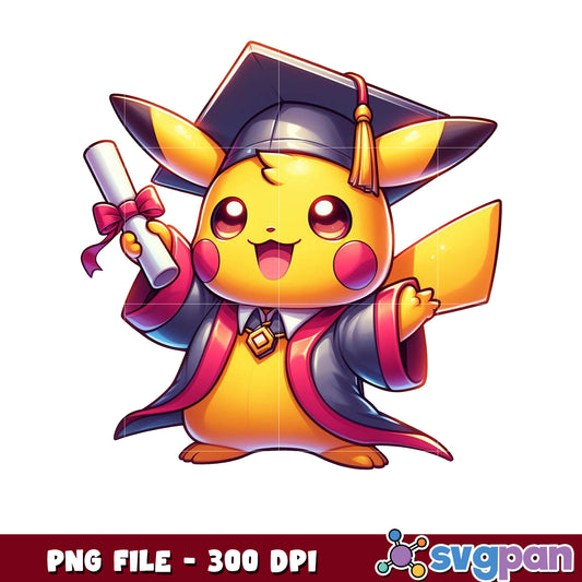 Pikachu diploma png, surprised pikachu png, the graduate movie png
