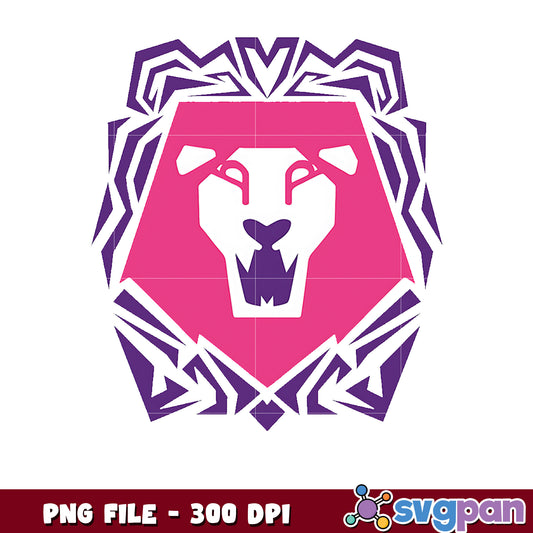 Pink lion logo png, kpop demon hunters png, korean cartoon png