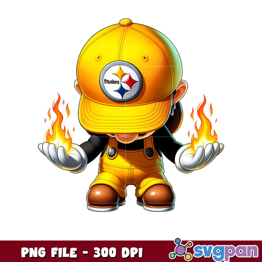 Pittburgh steelers design png, national league football png, nfl team png