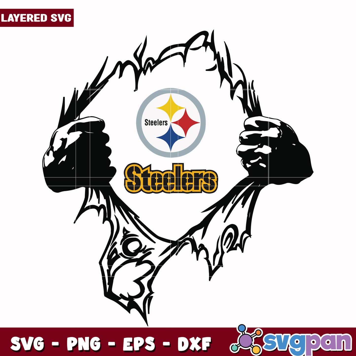 Pittsburgh Steelers superfan svg, super bowl 2025 svg, nfl steelers svg