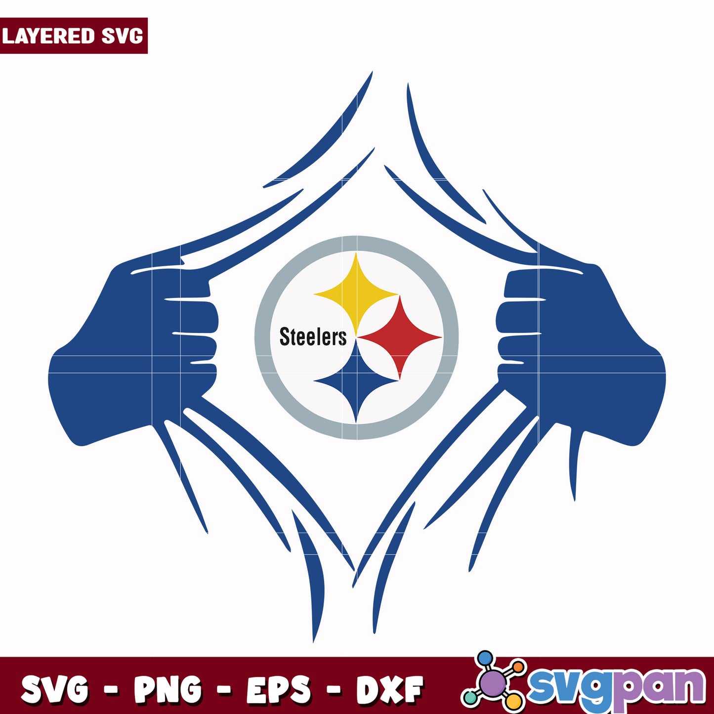 Pittsburghe steelers superfan svg, nfl divisons​ svg, nfl steelers svg
