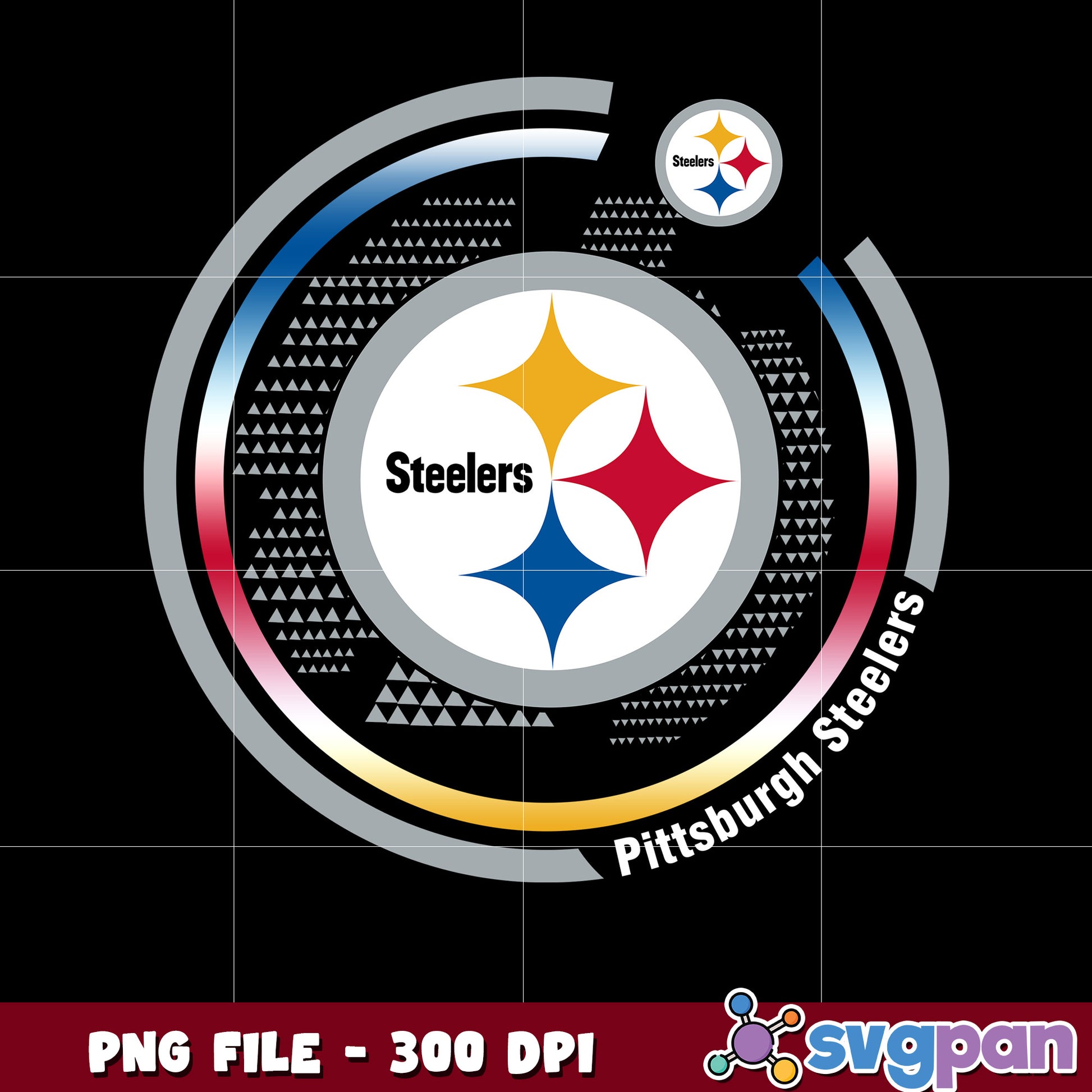 Pittsburgh steelers circle logo design png, nfl teams logo png, nfl 2025 png