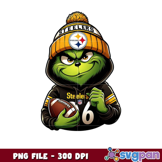 Pitts burgh steelers grinch png, nfl picture png, nfl pre season png