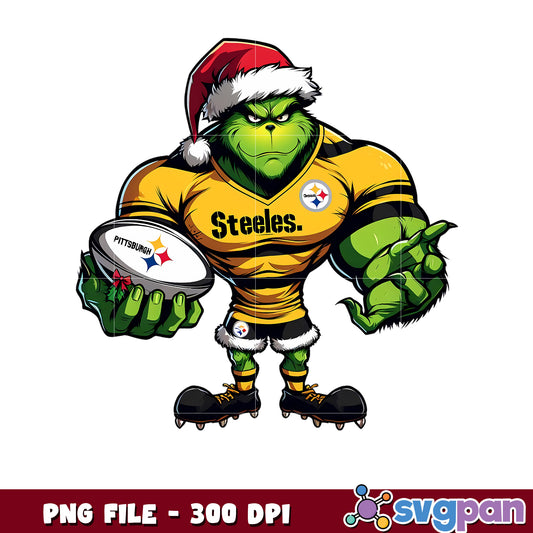 Pittsburgh steelers grinch png, super bowl 2025 png, nfl teams helmet png