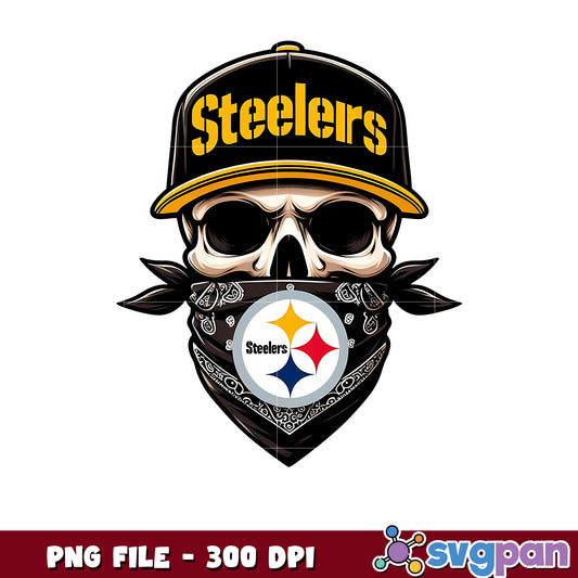 Pittsburgh steelers skull png, nfl scores today png, nfl games today png