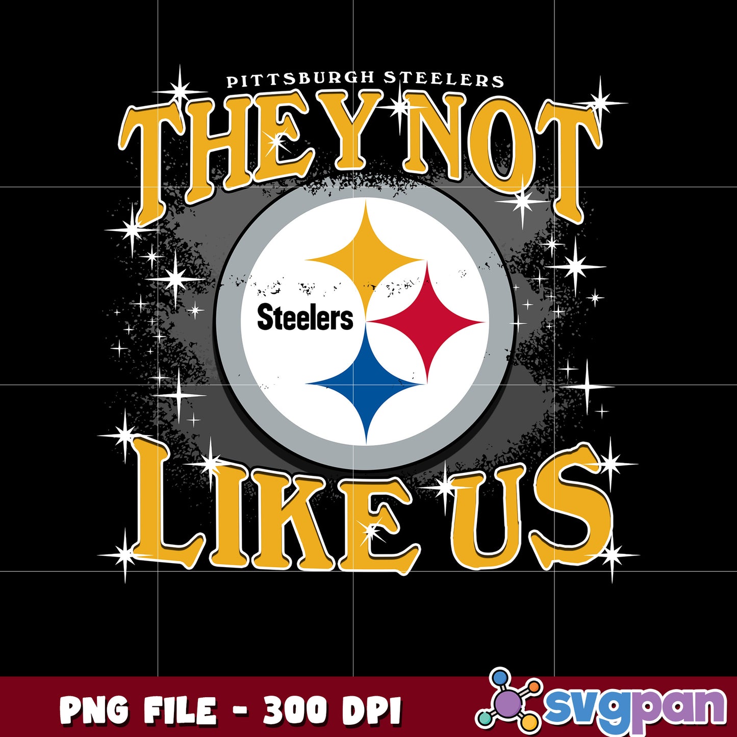 Pittsburgh steelers team logo they not like us png, nfl  png, nfl games png