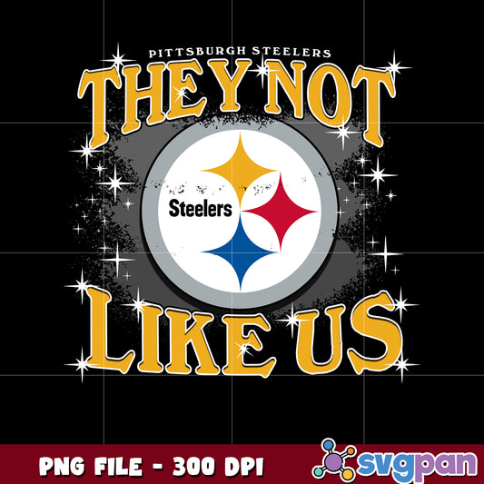 Pittsburgh steelers team logo they not like us png, nfl  png, nfl games png