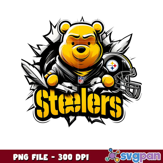 Pittsburgh steelers winnie pooh png, nfl games today png, american rugby png