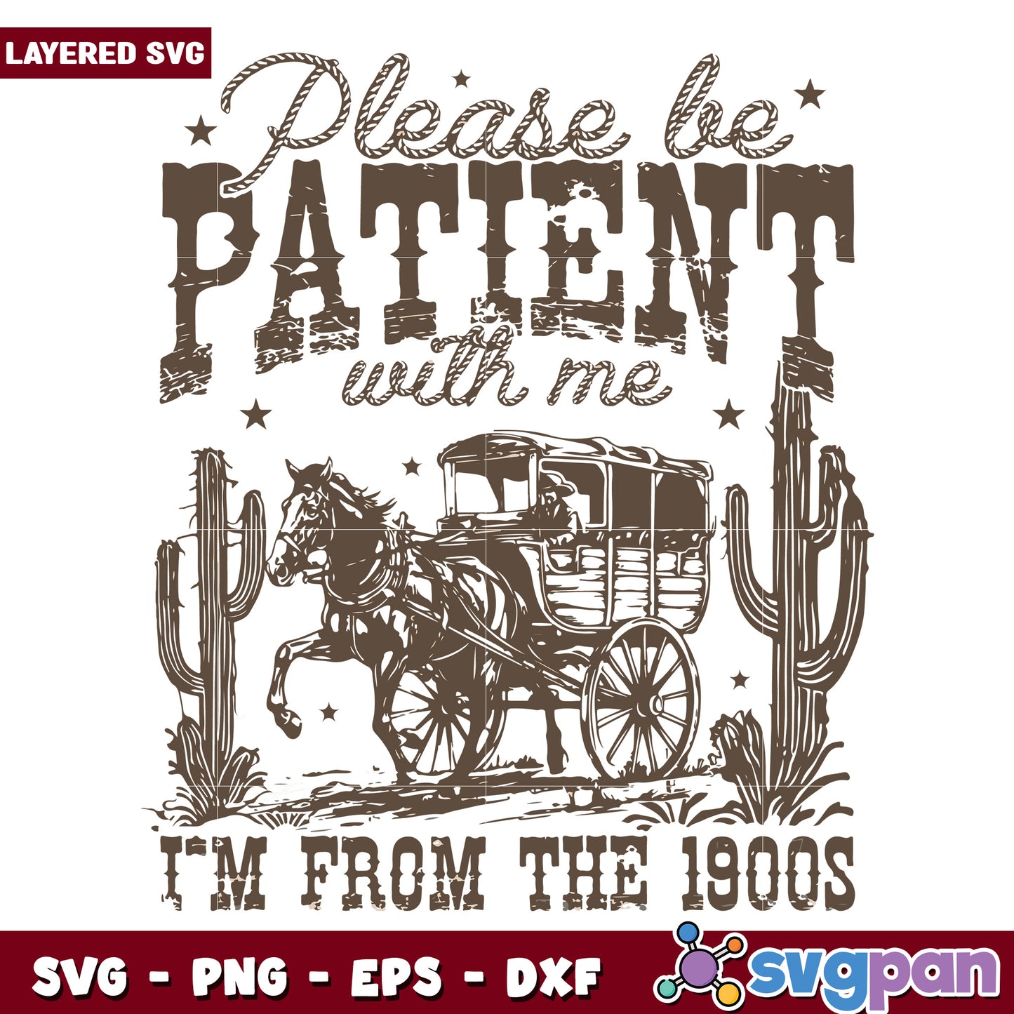 Please be patient with me svg, gentle reminder quote svg