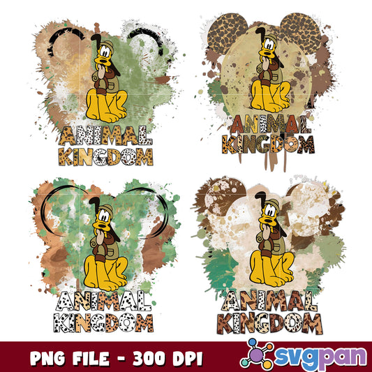 Pluto Animal Kingdom PNG Bundle