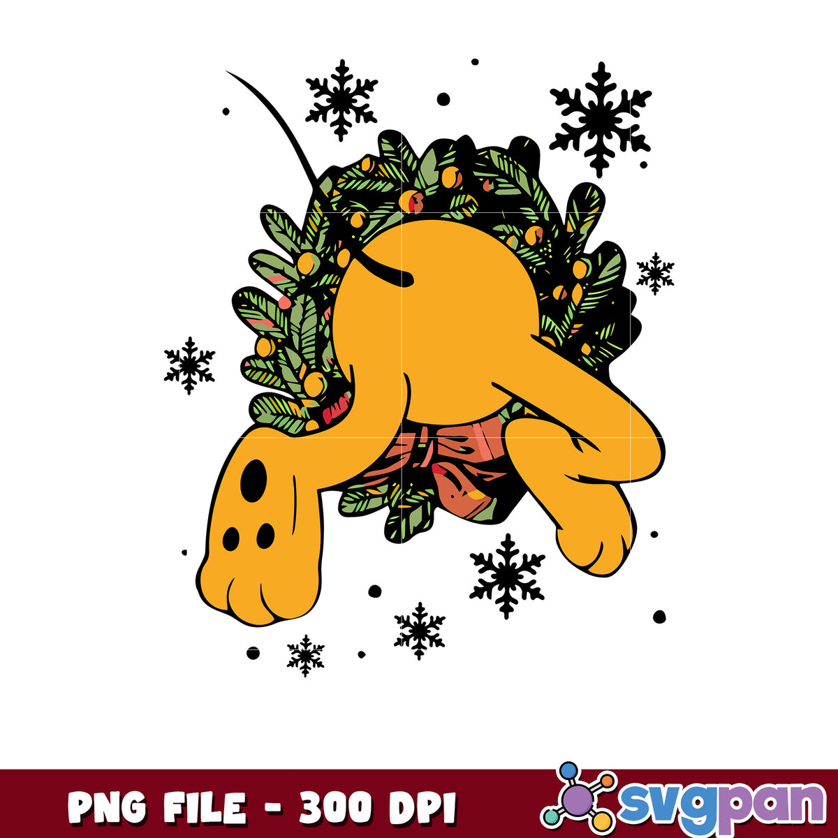 Pluto butt png, chistmas png, christmas cards​ png