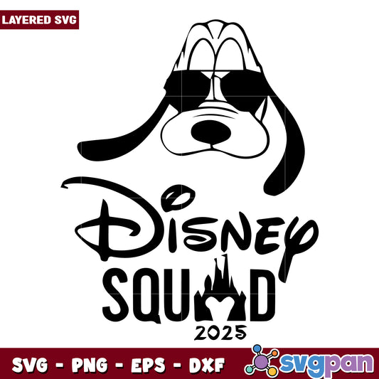 Pluto disney squad svg, disney and characters​ svg, disney cartoons svg