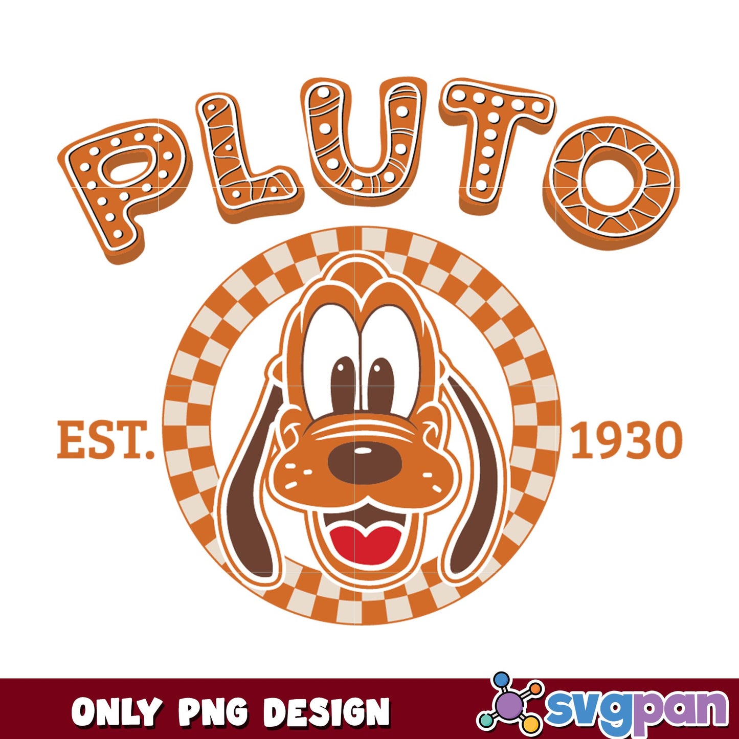 Pluto head est 1930 christmas png