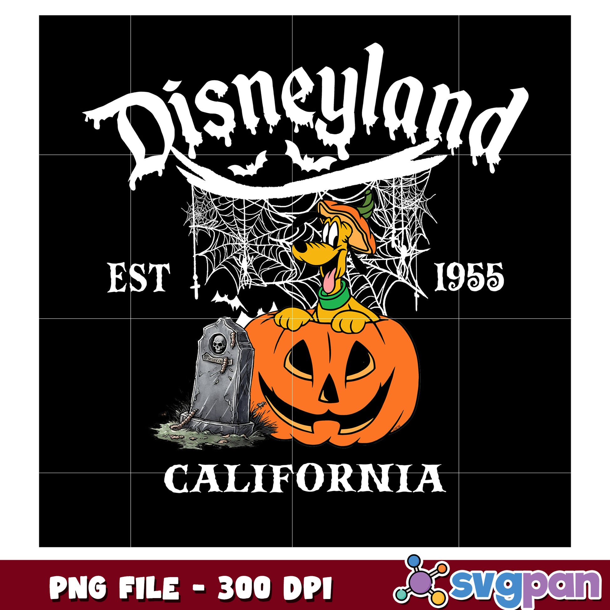 Pluto with halloween pumpkin png, halloween candy png, mickey halloween png