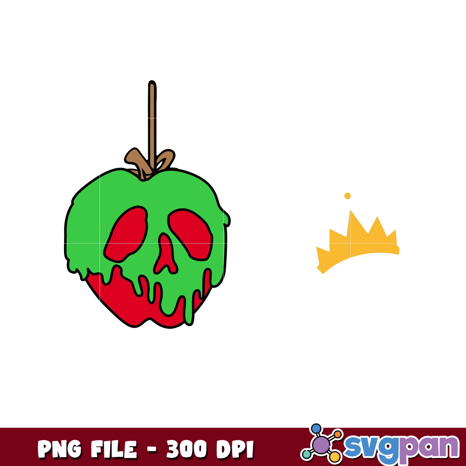 Poison Apple PNG Clipart