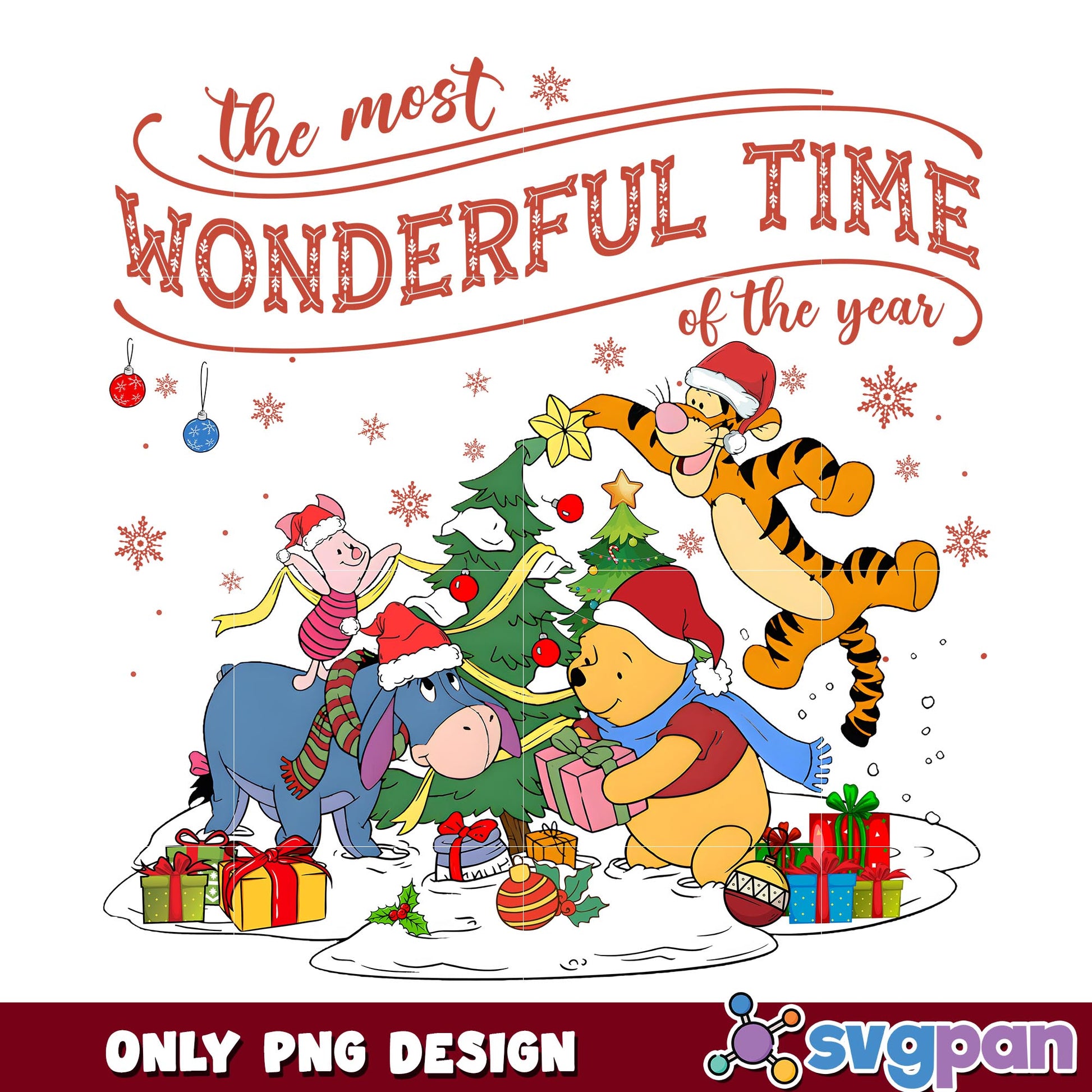 Pooh the most wonderful time png