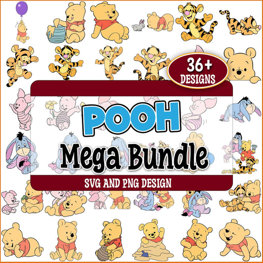 Pooh winnie baby svg bundle