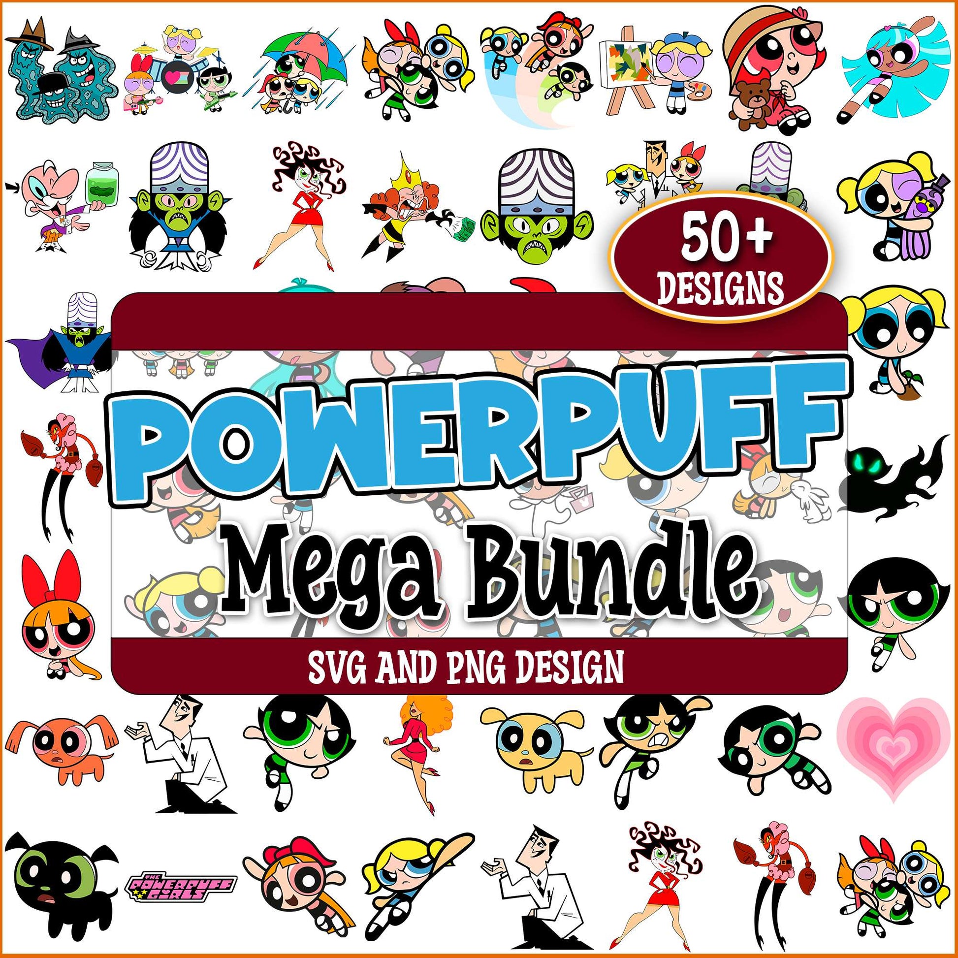 Powerpuff girls svg bundle