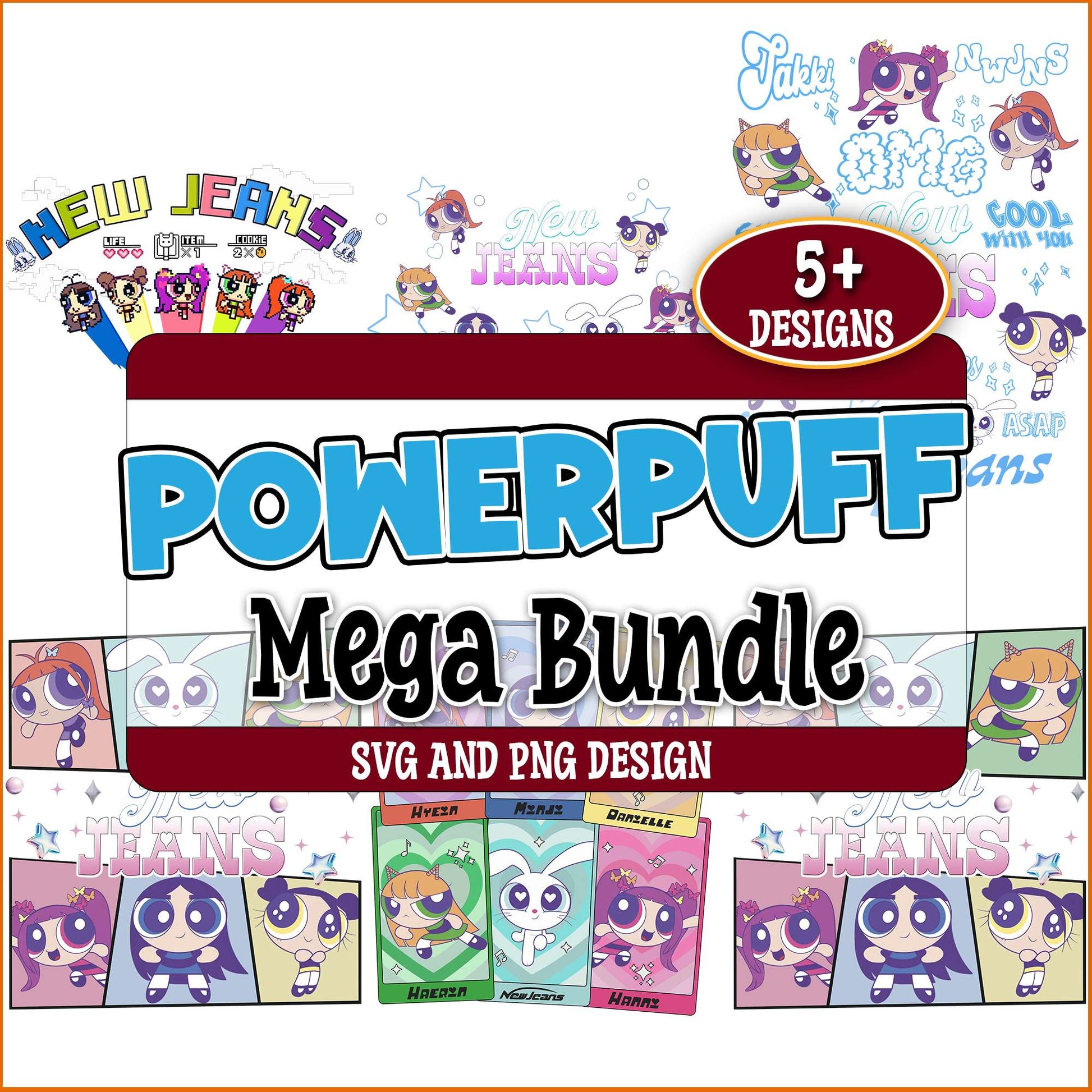 Powerpuff newjeans svg bundle