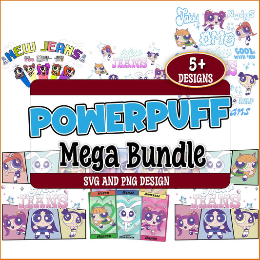 Powerpuff newjeans svg bundle