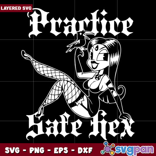 Practice safe her svg, halloween svg, horror movies characters svg