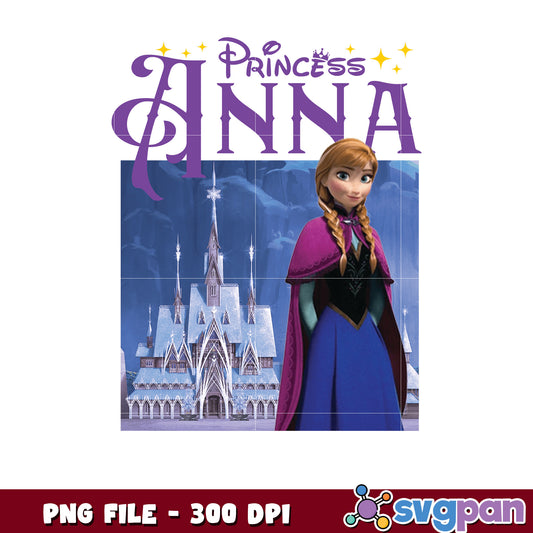 Princess Anna Frozen Castle PNG