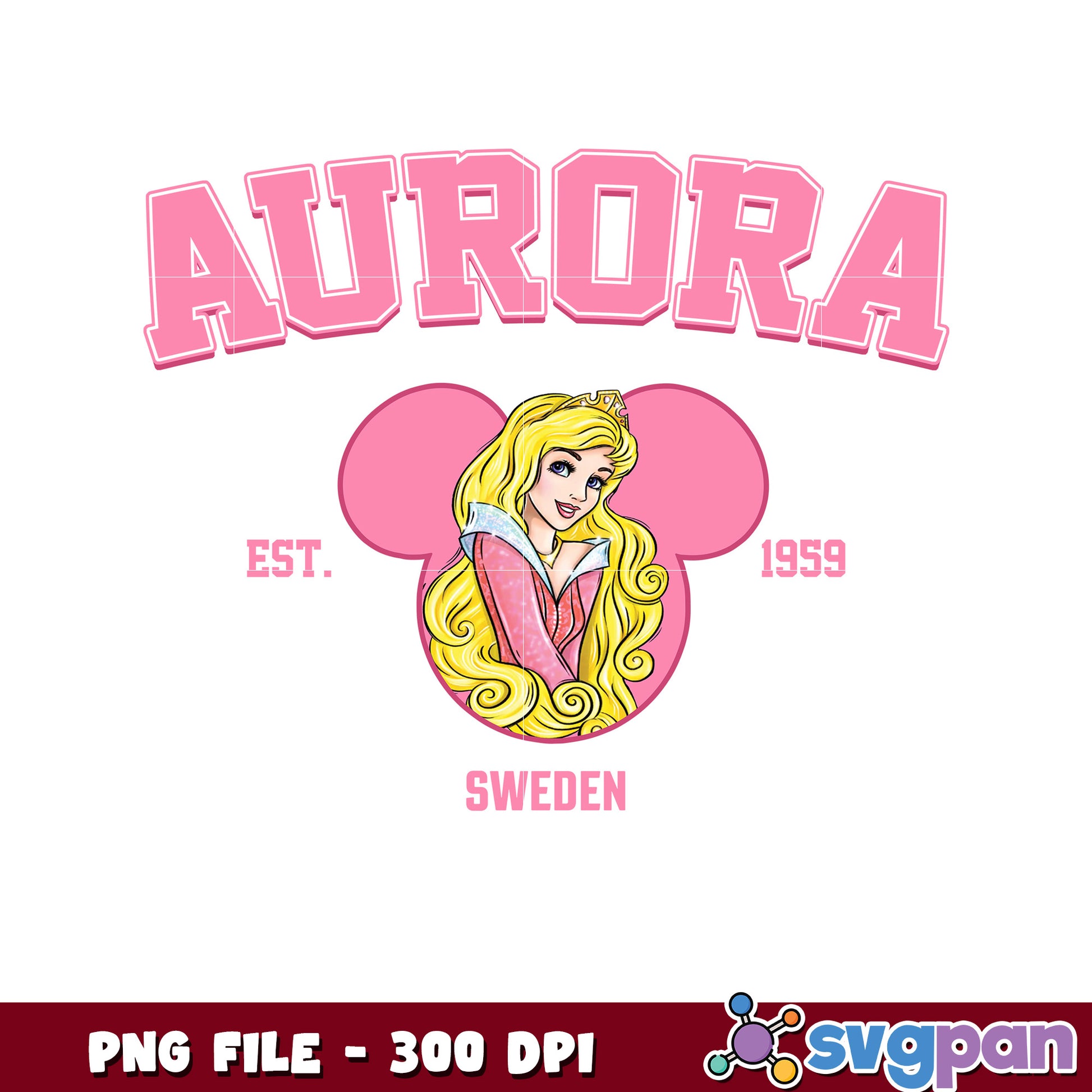 Princess Aurora PNG Graphic Design