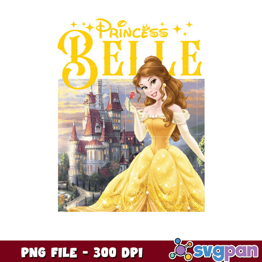 Princess Belle PNG Image Download