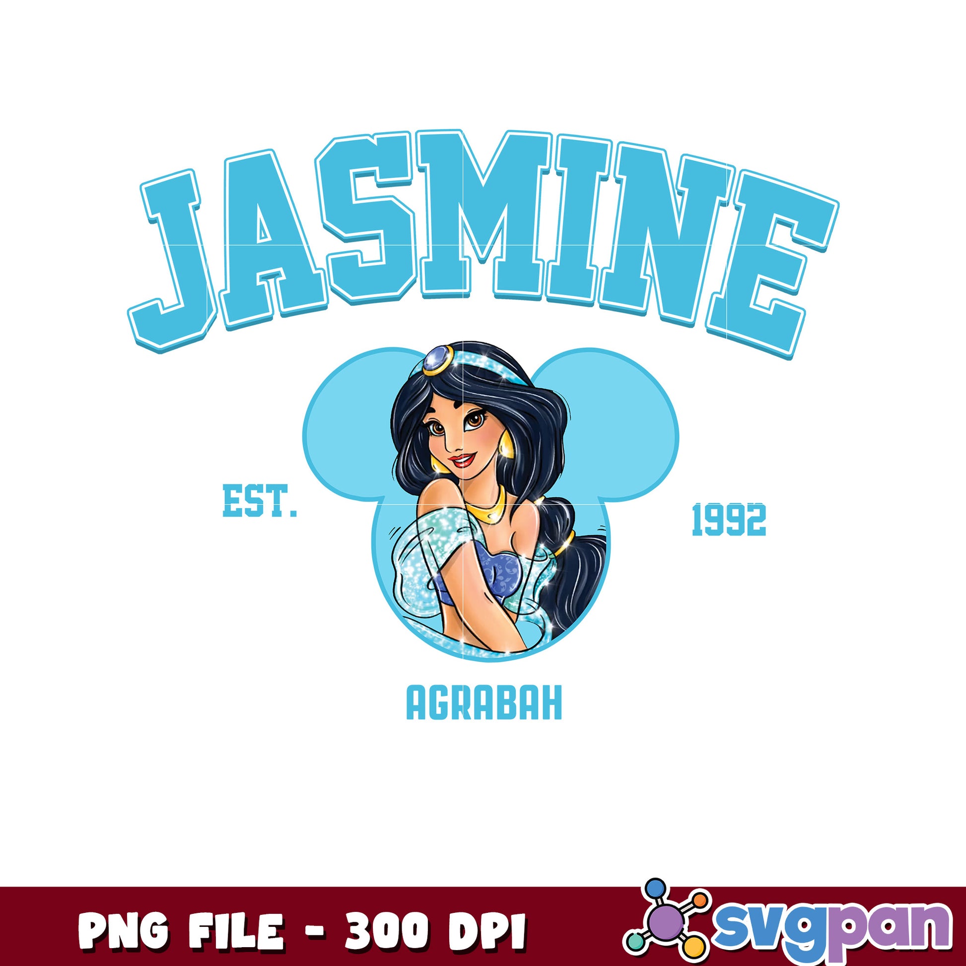 Princess Jasmine PNG Agrabah 1992