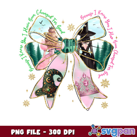 Princess Witch Bow PNG Sublimation